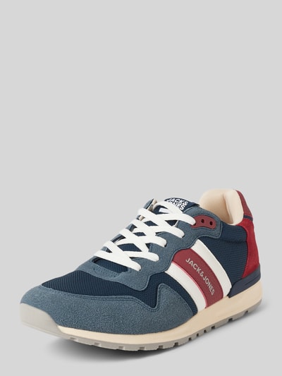 Jack & Jones Sneakersy z nadrukiem z logo model ‘STELLAR’ Granatowy 1