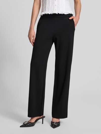 ONLY Gerade Hose aus Viskose-Mix Black 4