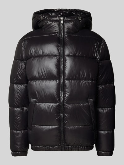 MCNEAL Kurtka pikowana z zamkiem błyskawicznym i wpuszczanymi kieszeniami Metaliczny czarny 2