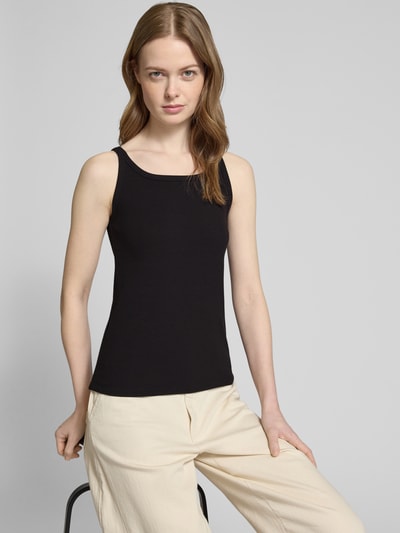 MM Tanktop in Ripp-Optik Modell 'STRENNA' Black 3