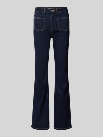 Tom Tailor Denim Flared Fit Jeans aus Baumwoll-Mix Dunkelblau 2