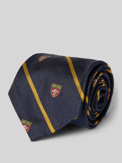 Polo Ralph Lauren Seidenkrawatte mit Label-Detail Marine 1