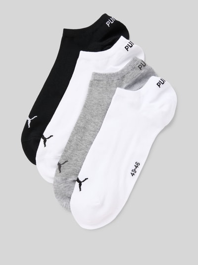 PUMA Sneakersocken mit Label-Detail im 4er-Pack Flanell 1