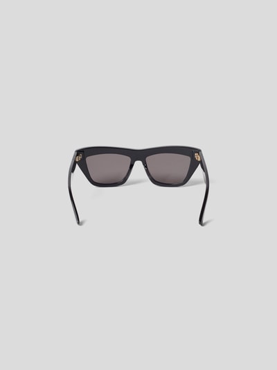 Bottega Veneta Sonnenbrille im Cat-Eye-Stil Schwarz 6