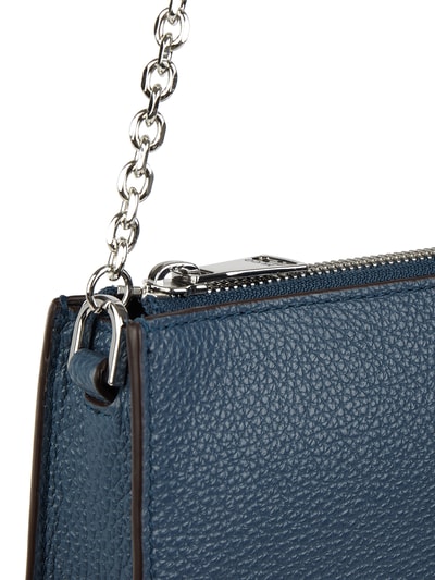 HUGO Crossbodytas van leer, model 'Victoria' Blauw - 4