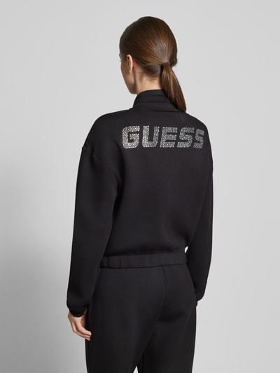 Guess Activewear Sweatjacke mit Stehkragen Modell 'CECILIA' Black 5