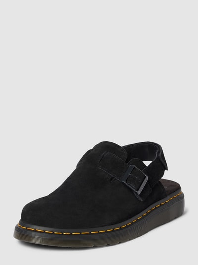 Dr. Martens Slippers in effen design, model 'Jorge II' Zwart - 1