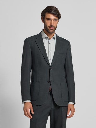 Strellson Marynarka do garnituru o kroju slim fit z dodatkiem wełny model ‘ARNDT’ Ciemnozielony 4