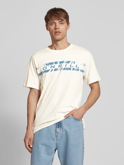 ONeill T-shirt met labelprint Offwhite - 4