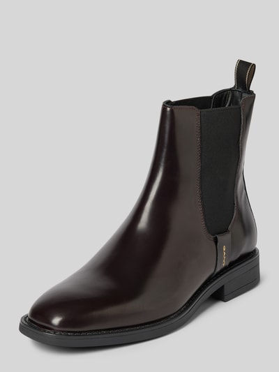 Gant Chelsea Boots aus Leder mit Label-Detail Modell 'Fayy' Bordeaux 1