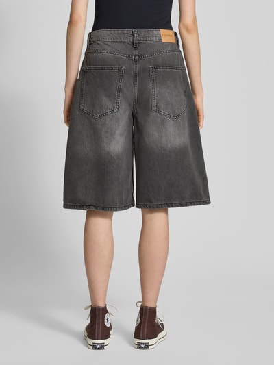 Review Baggy Fit Jeans Shorts im 5-Pocket-Design - Jorts Dunkelgrau 5