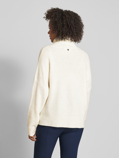 Rich & Royal Strickpullover mit Rollkragen Offwhite 5