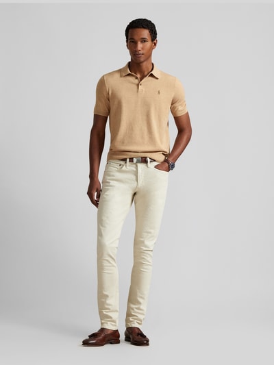 Polo Ralph Lauren Regular Fit Poloshirt aus reiner Baumwolle Camel 1