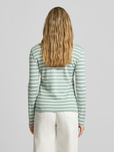 Christian Berg Woman Longsleeve mit Rundhalsausschnitt Helltuerkis 5