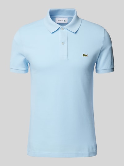 Lacoste Slim Fit Poloshirt mit Label-Patch Modell 'PIQUE' Hellblau 2