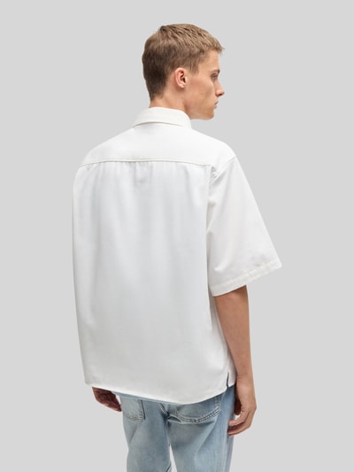 HUGO Blue Oversize koszula casual z czystej bawełny model 'Ekyno' Biały 5