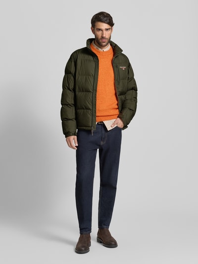 Polo Ralph Lauren Steppjacke mit Label-Stitching Oliv 1