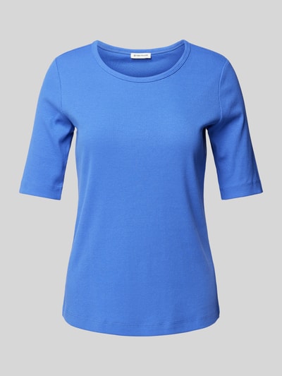 Tom Tailor Regular Fit 1/2 Arm T-Shirt mit Rundhalsausschnitt
 Blau 2