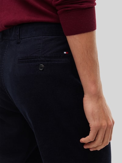 Tommy Hilfiger Slim Fit Cordhose aus Baumwoll-Mix Marine 6
