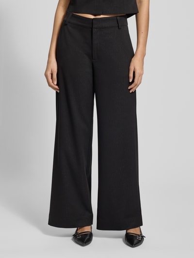 My Essential Wardrobe Spodnie materiałowe z kieszeniami z tyłu model ‘Reece’ Czarny 4