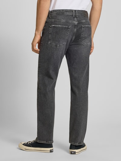 ONLY & SONS Straight Fit Jeans aus Baumwoll-Mix Modell 'EDGE PERFORMANCE WB 38' Black 5