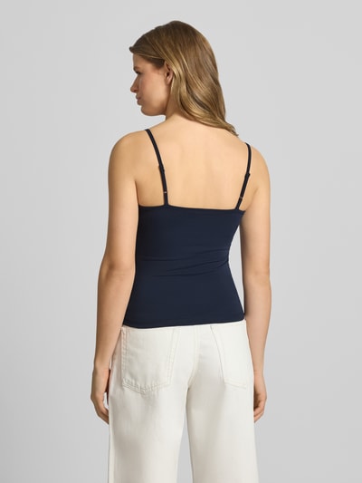 Tommy Jeans Slim Fit Trägertop aus Baumwoll-Mix Marine 5