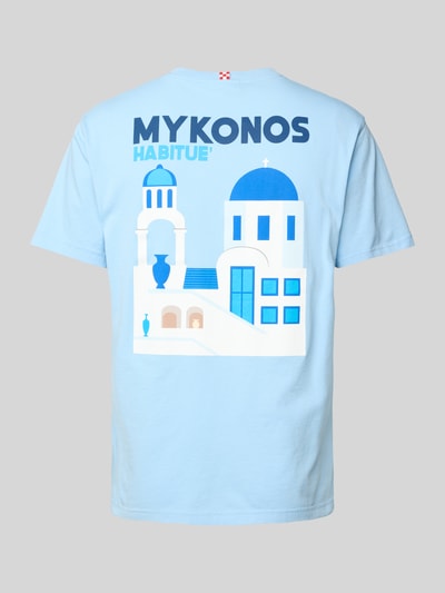 MC2 Saint Barth T-shirt met statementprint Lichtblauw - 3