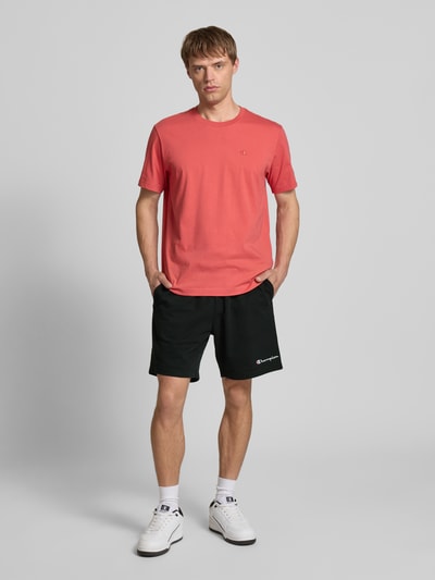 CHAMPION Relaxed Fit Shorts mit Label-Stitching Modell 'ICONS' Black 1