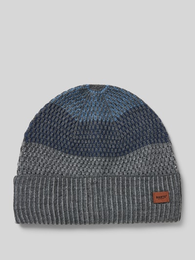 Barts Beanie mit Label-Badge Modell 'MIGUEN' Anthrazit 1