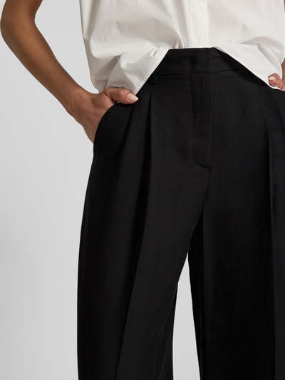 Weekend Max Mara Wide Leg Bundfaltenhose mit Bügelfalten Modell 'VELIERO' Black 3