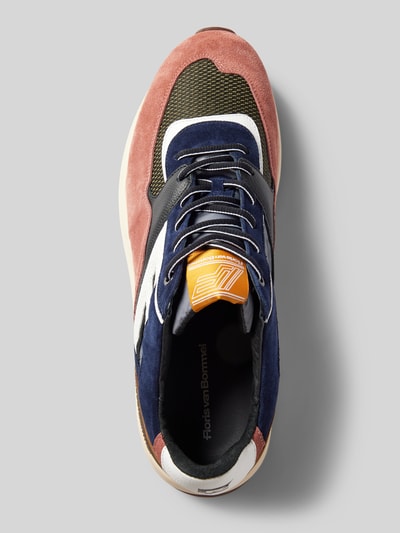 Floris Van Bommel Sneaker mit Kontrastbesatz Modell 'Noppi' Marine 4