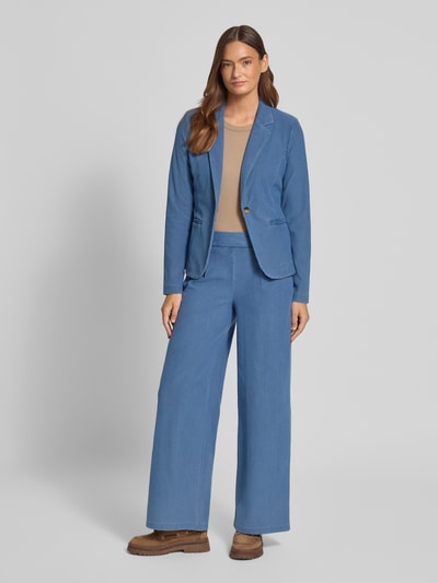 ICHI Marynarka o kroju regular fit w stylu denim model 'Kate' Jeansowy niebieski 1