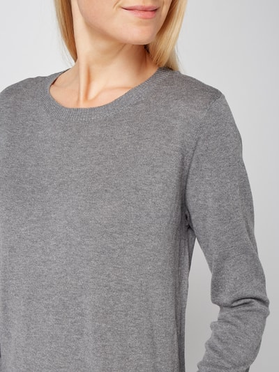 Vero Moda Pullover mit Rundhalsausschnitt  Mittelgrau Melange 4