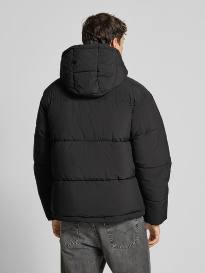 REVIEW Gewatteerd jack met labelstitching en ritszakken Zwart - 5