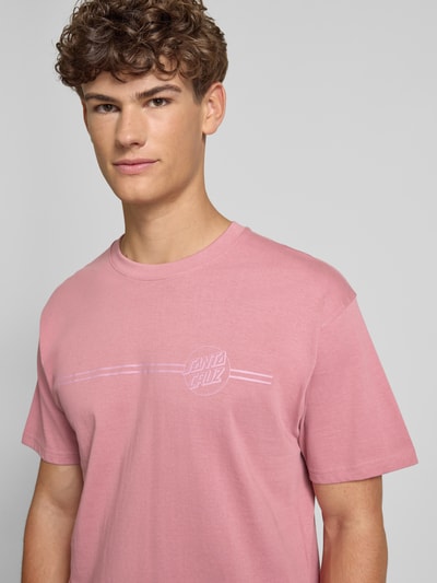 SANTA CRUZ T-Shirt mit Label-Print Rot 3