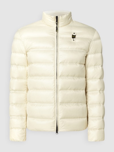 Blauer Usa Donsjack met labeldetail Offwhite - 1