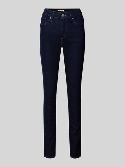 Levi's® 300 Shaping Skinny Fit Jeans im 5-Pocket-Design Dunkelblau 2