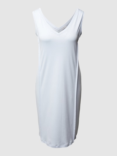 Hanro Nachthemd van gemerceriseerd katoen, model 'Pure Essence' Lichtblauw - 2