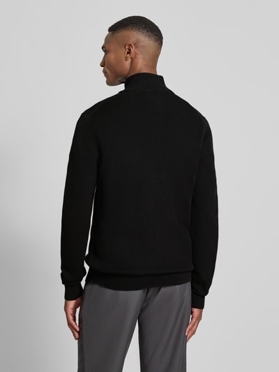 SELECTED HOMME Regular Fit Strickjacke aus reiner Baumwolle Modell 'DANE' Black 5