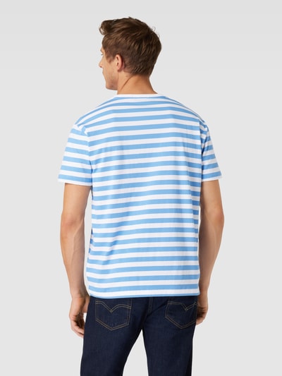 Polo Ralph Lauren T-shirt met streepmotief Oceaanblauw - 5