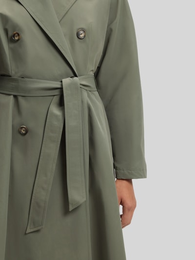BOSS Regular Fit Trenchcoat aus Baumwoll-Mix Oliv 6