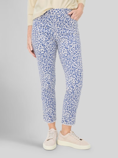 Raphaela By Brax slim fit smalle broek van katoenmix Blauw - 4