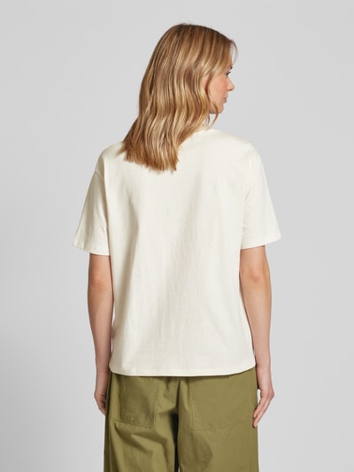 Jake*s Casual T-shirt met motiefprint Offwhite - 5