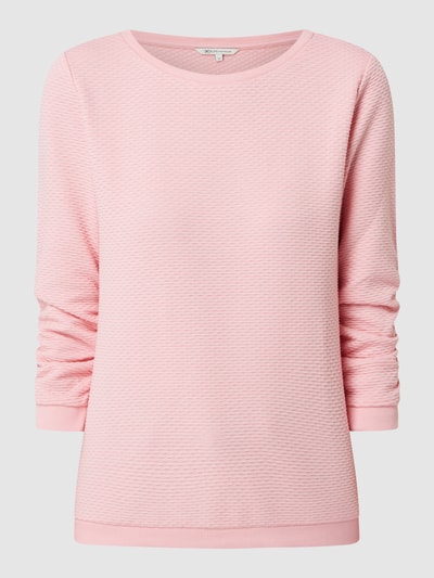 Tom Tailor Denim Sweatshirt mit 7/8-Arm  Rosa 2