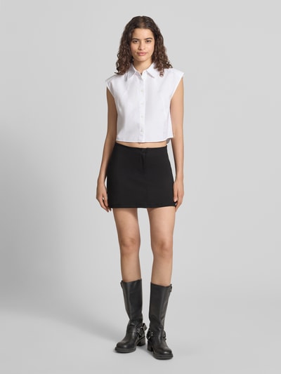Gina Tricot Slim Fit Minirock mit Reißverschluss Black 1