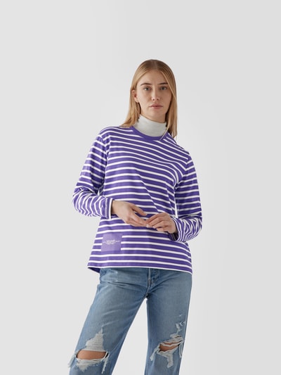 Marc Jacobs Longsleeve mit Streifenmuster Lila 4