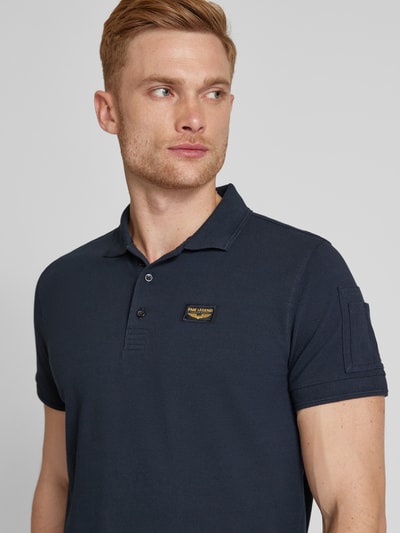 PME Legend Poloshirt mit Label-Detail Marine 3