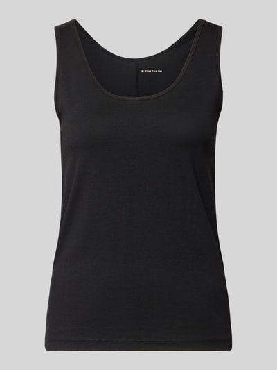 Tom Tailor Regular Fit Tank Top aus Baumwoll-Mix Black 2