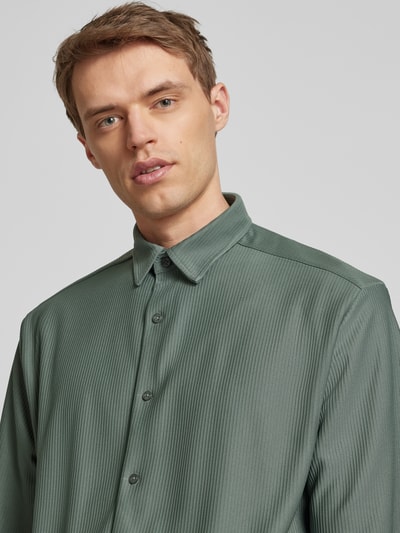 Only & Sons Relaxed Fit Freizeithemd mit 1/2-Arm Modell 'BOYY' Petrol 3