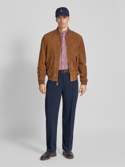 Polo Ralph Lauren Freizeithemd mit Knopfleiste Flieder 1